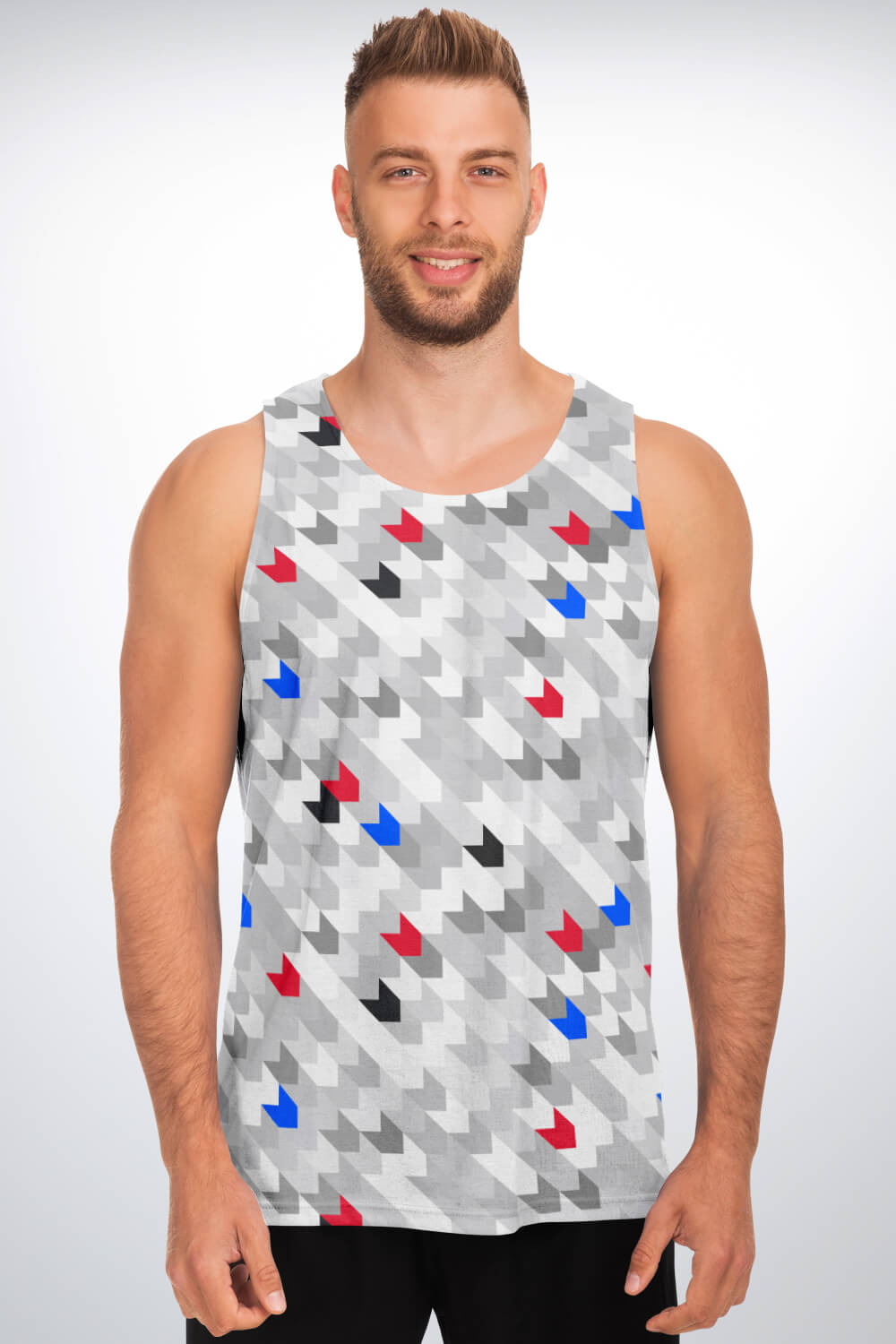 Male model is wearing size XL / Height: 6′1″ (183 cm) / Weight: 100lbs (50kg)